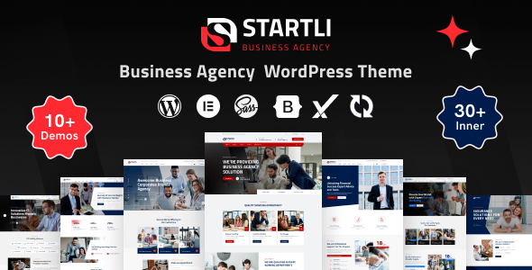 Startli (v1.0.6) Elementor商业咨询WordPress主题 + RTL支持