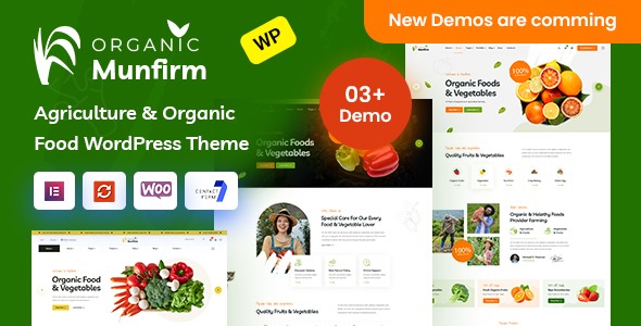 Munfirm (v1.0.1) 有机食品商店WordPress主题