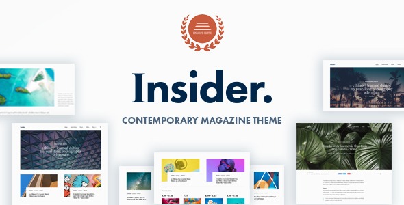 Insider (v1.5) 现代杂志和博客主题