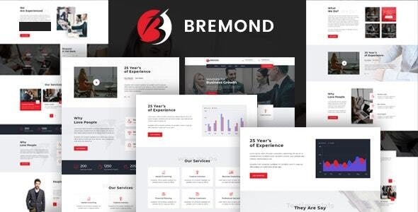 Bremond (v1.0.0) 多功能商业咨询WordPress主题