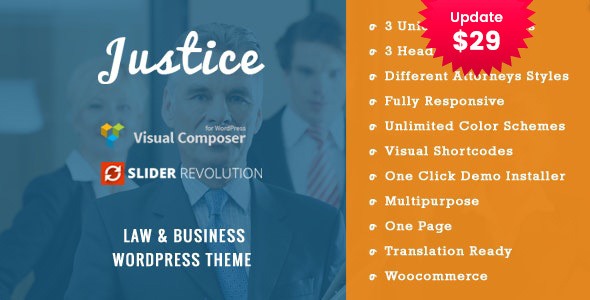 JUSTICE (v1.4) 法律与商业WordPress主题