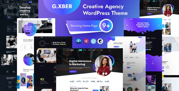 Gxber v1.0.2 创意机构WordPress主题 - 专为创意机构设计的高效解决方案