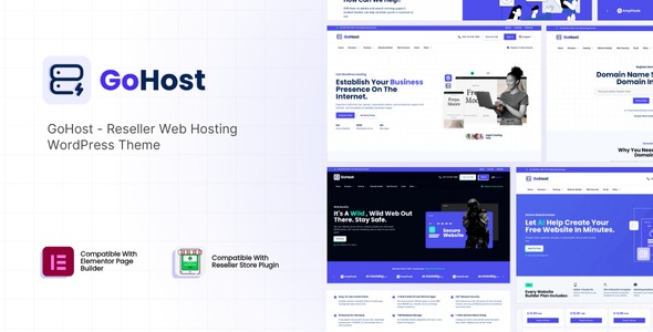 GoHost v1.1.1 Reseller Web Hosting WordPress Theme - 经销商虚拟主机WordPress主题
