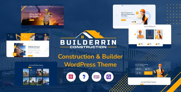 Builderrin (v1.0.0) 建筑建设WordPress主题