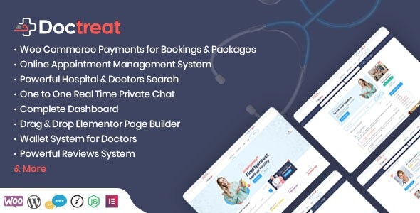 Doctreat (v1.6.6) 医生目录WordPress主题 [完整包]