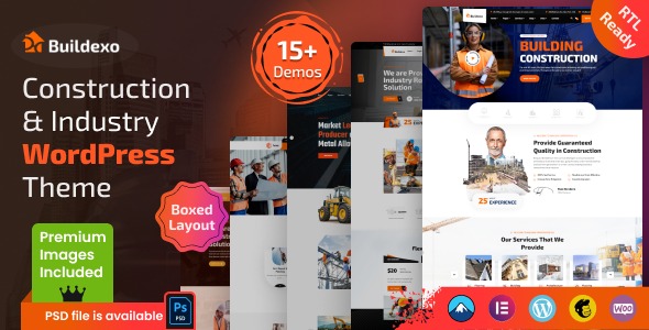 Blxo v1.0.3 Construction WordPress Theme - 建筑行业WordPress主题