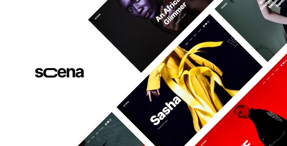 Scena v1.1.9 创意WordPress作品集Ajax主题 - 响应式设计，视觉震撼