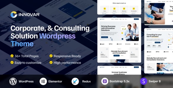 Innovar v1.0.0 企业咨询解决方案WordPress主题