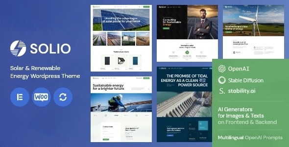 Solio v2.0 Solar & Renewable Energy WordPress Theme - 太阳能与可再生能源WordPress主题