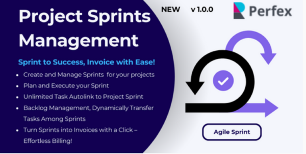 Project Sprints Management for Perfex v1.0.1 - Perfex CRM项目冲刺管理插件