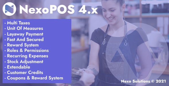 NexoPOS v5.3.0 商店管理脚本 - 可扩展的PHP销售点系统