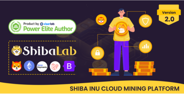 ShibaLab v2.0 Shiba Inu Cloud Mining Platform - 柴犬云挖矿平台WordPress主题