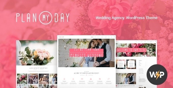Plan My Day (v1.1.14) 婚礼与活动策划机构WordPress主题