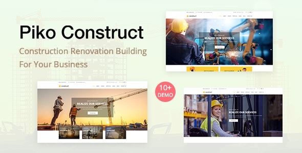 Piko-construct (v2.7.7) 建筑装修企业WordPress主题