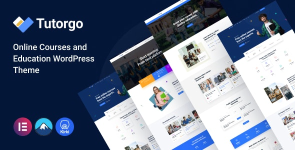 Tutorgo v1.0.2 教育类WordPress主题 - 在线教育网站模板