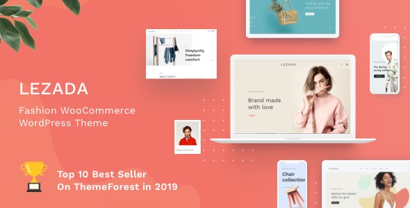 Lezada v2.7.7 时尚 WooCommerce WordPress 主题 - 极简创意电商解决方案