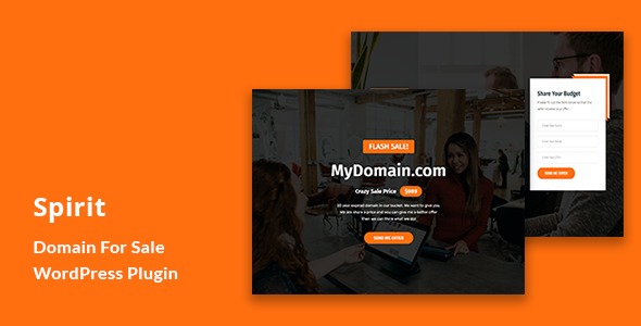 Spirit v1.0.0 Domain for Sale WordPress插件 - 域名销售WordPress插件