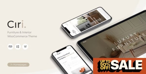 Ciri (v1.0.7) 家具与室内装饰WooCommerce主题