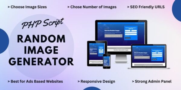 Random Image Generator Website PHP Script v1.0 - 随机图片生成网站PHP脚本