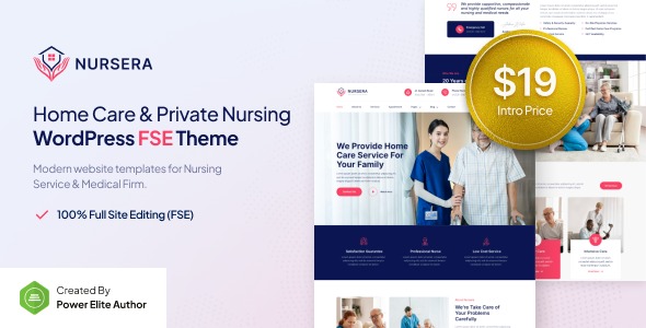 Nursera v1.0.0 家庭护理与私人护理 WordPress 主题
