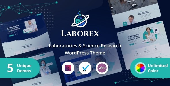 Labotrex v1.0.1 实验室与科学研究WordPress主题