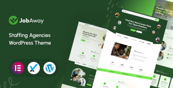Jobaway v1.2 招聘机构WordPress主题 - 专业人才招聘平台解决方案