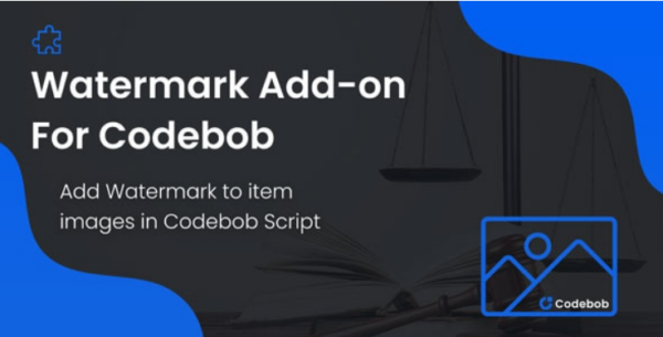 Watermark Add-on For Codebob v1.0 - 为Codebob添加水印功能的扩展插件