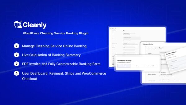 Cleanly v3.1.0 – 清洁服务预约WordPress插件