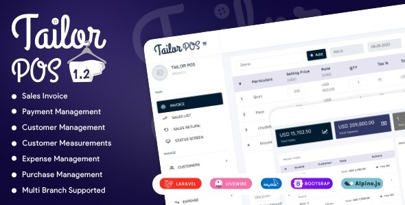 TailorPos v1.3.1 Pos和订单管理系统 - 高效零售业务解决方案
