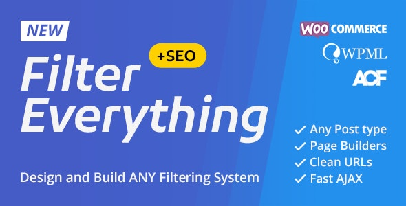 Filter Everything PRO (v1.9.0) WordPress & WooCommerce产品筛选插件 - 高级筛选解决方案