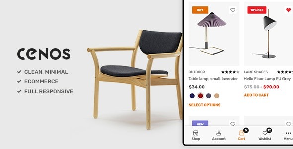 Cenos (v1.2.6) 现代家具WooCommerce主题