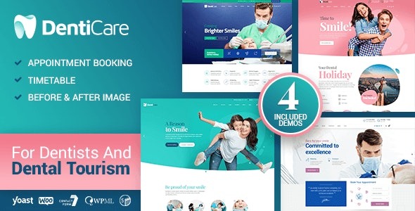 Dentalist v1.1.1 医疗和牙科诊所WordPress主题