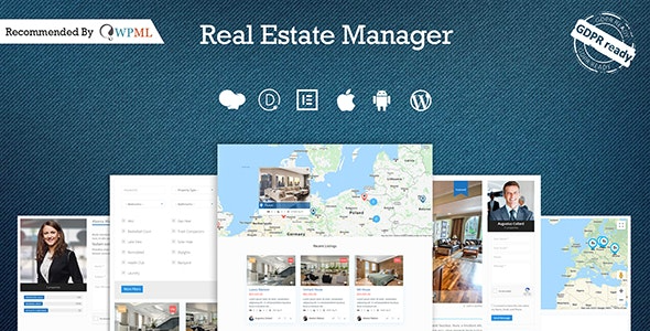 Real Estate Manager Pro (v12.7.1) WordPress插件 - 专业房地产管理系统