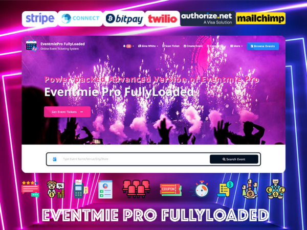 Eventmie Pro (v2.0) [已激活] – 线上线下活动与课程票务销售及管理多供应商平台