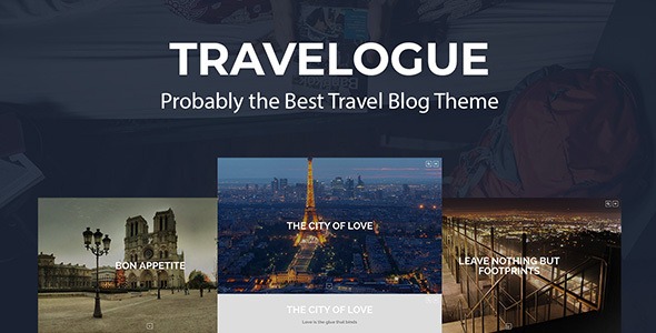 Travelogue v2.4 旅行博客WordPress主题 - 专业旅行博客网站设计