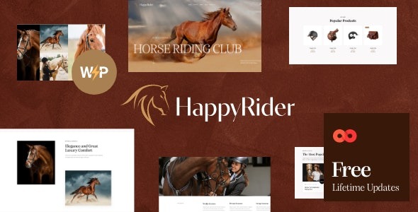 Happy Rider (v2.12.0) 马术学校与马术中心WordPress主题