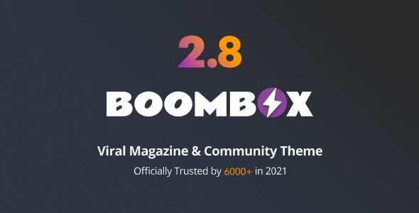BoomBox (v2.9.6) 病毒式传播杂志WordPress主题