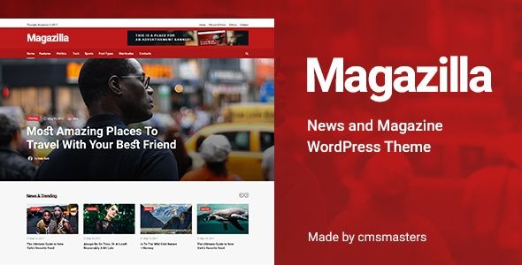 Magazilla (v1.2.1) 新闻杂志主题 - 响应式WordPress网站模板