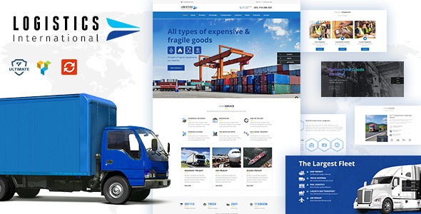 Logistics wordpress theme v3.2 - 运输与物流公司WordPress主题