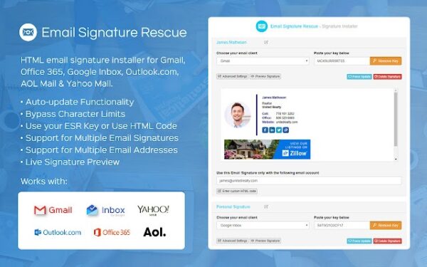 Email Signatures Plugin For 66biolinks or 66toolkit 1.4.0 更新版本 v48 - 电子邮件签名插件