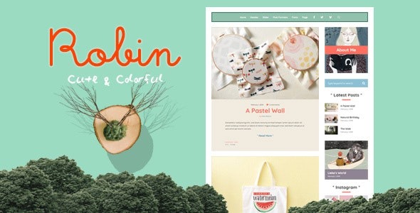Robin v7.0.10 Cute & Colorful Blog Theme - 可爱多彩博客主题
