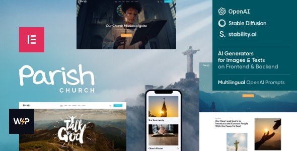 Parish (v1.5.0) 教堂、宗教与慈善WordPress主题