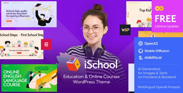iSchool (v1.3.0) 教育与在线课程WordPress主题