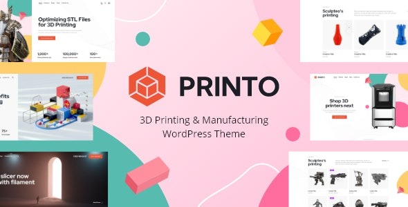 Printo (v1.10.0) 3D打印与制造WordPress主题