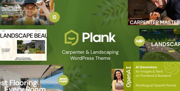 Plank v1.1.0 Carpenter & Landscaping WordPress Theme - 木工与园艺WordPress主题