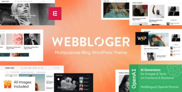 Webbloger v1.3.0 多功能博客WordPress主题 - 专业博客网站设计解决方案