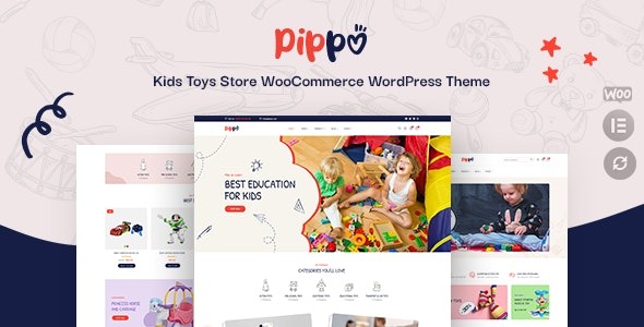 Pippo (v1.2.1) 儿童玩具商店 WooCommerce WordPress主题