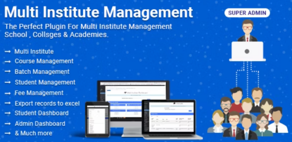 Multi Institute Management (v8.1.2) WordPress Plugin – 多学院管理系统插件