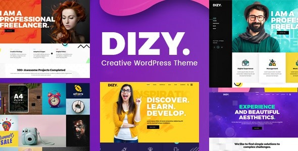 Dizy v1.2.1 创意作品集WordPress主题