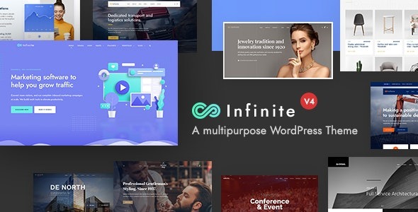 Infinite (v4.1.0) Corporate Business - 响应式多功能WordPress企业主题